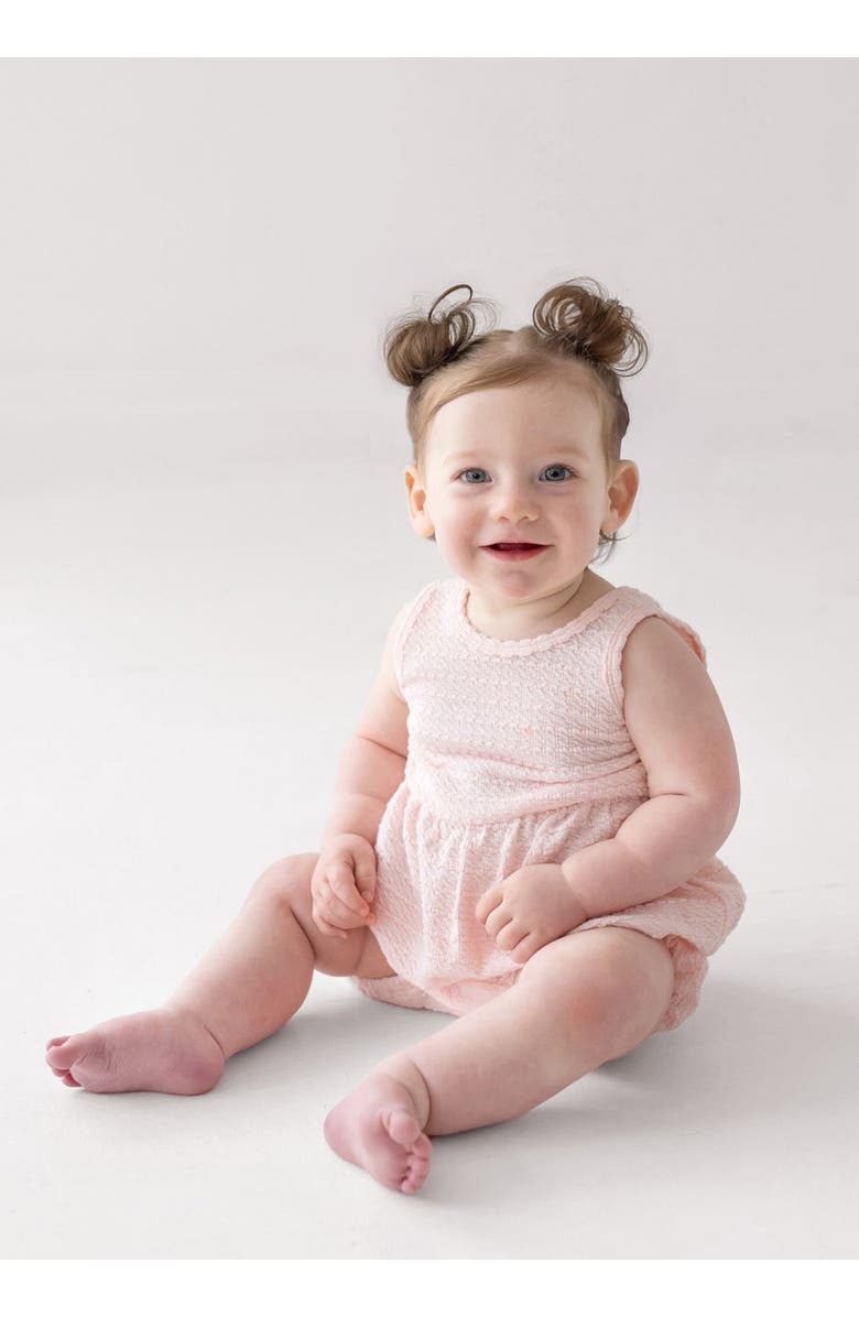 Mabel + Honey Pink Cloud Sleeveless Romper, Alternate, color, Pink