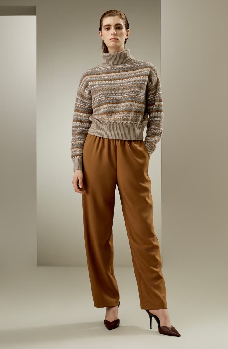 Lilysilk Fair Isle Cashmere Pullover for Women, Alternate, color, Fair Isle