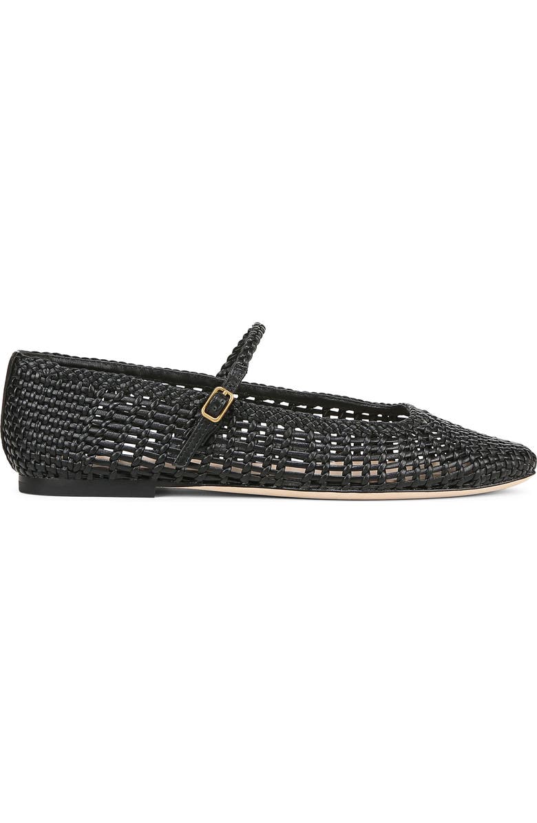 Veronica Beard Ellie Woven Flat, Alternate, color,