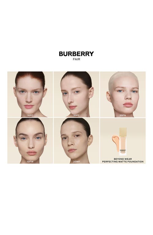 Burberry Beyond Wear Perfecting Matte Foundation In 20 Fair Cool