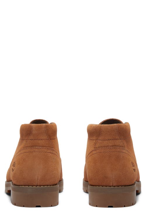 Timberland Britton Square Toe Mid Boot In Rust Suede