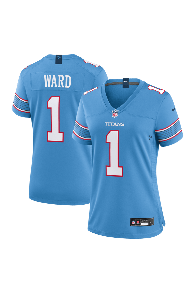 Women's Nike Cameron Ward Light Blue Tennessee Titans Game Jersey, Main, color, Light Blue