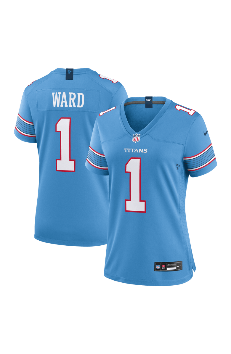 Nike Women's Nike Cameron Ward Light Blue Tennessee Titans Game Jersey, Main, color, Light Blue
