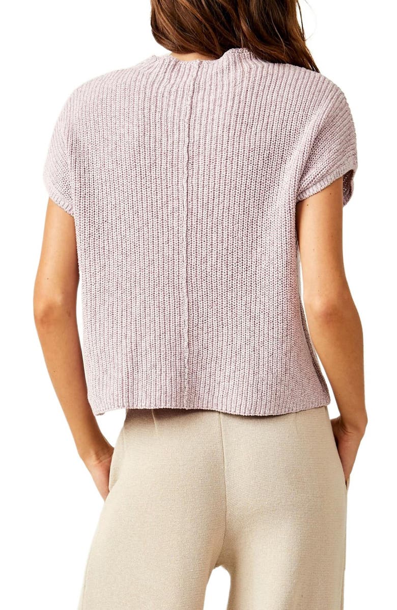Free People Free-est Freya Short Sleeve Sweater & Pants Set, Alternate, color, Falling Petals Combo