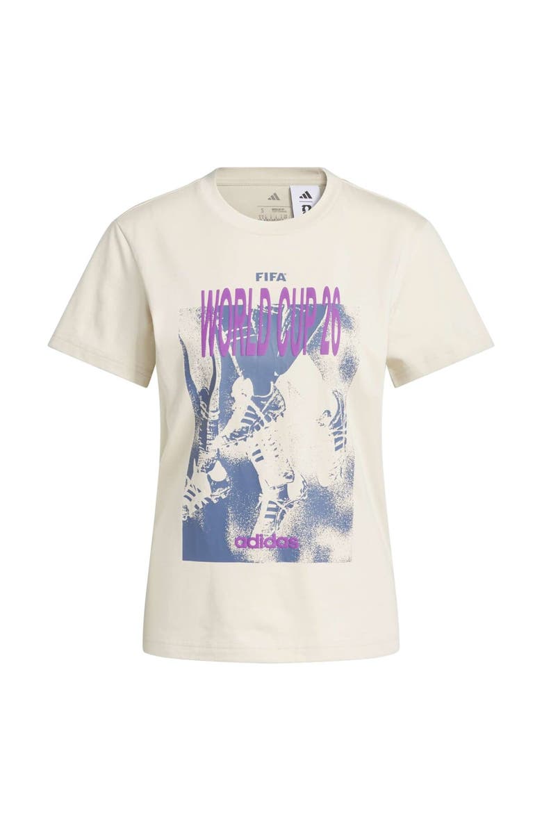 adidas Women's adidas  Beige 2026 FIFA World Cup Concert Series Game Day T-Shirt, Alternate, color, Beige
