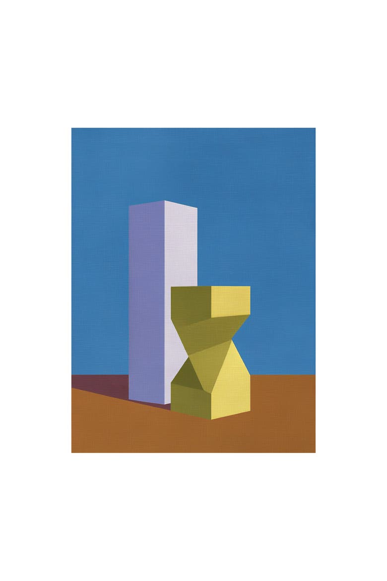 Form and Structure No. 05 Geometric Abstract Art Print, Main, color, Unframed - 12x16