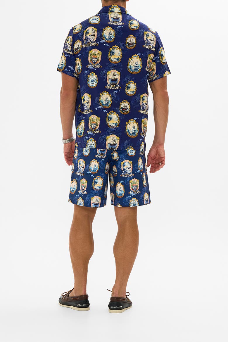 Mid Length Trail Short With Fixed Waist Song Of Saint Anthony, Alternate, color, Song Of Saint Anthony