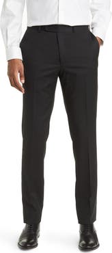 Peter Millar Harker Flat Front Stretch Wool Twill Dress Pants