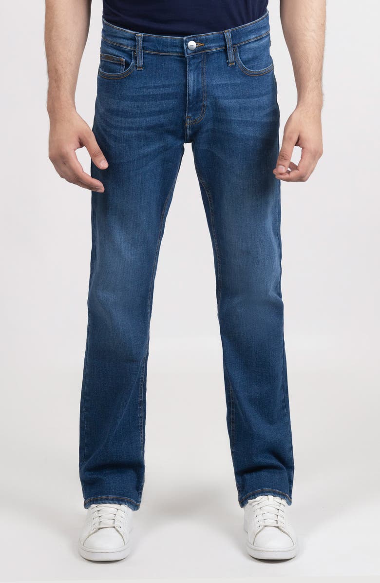BRISK Rotary Straight Fit Jeans, Main, color, Medium Wash