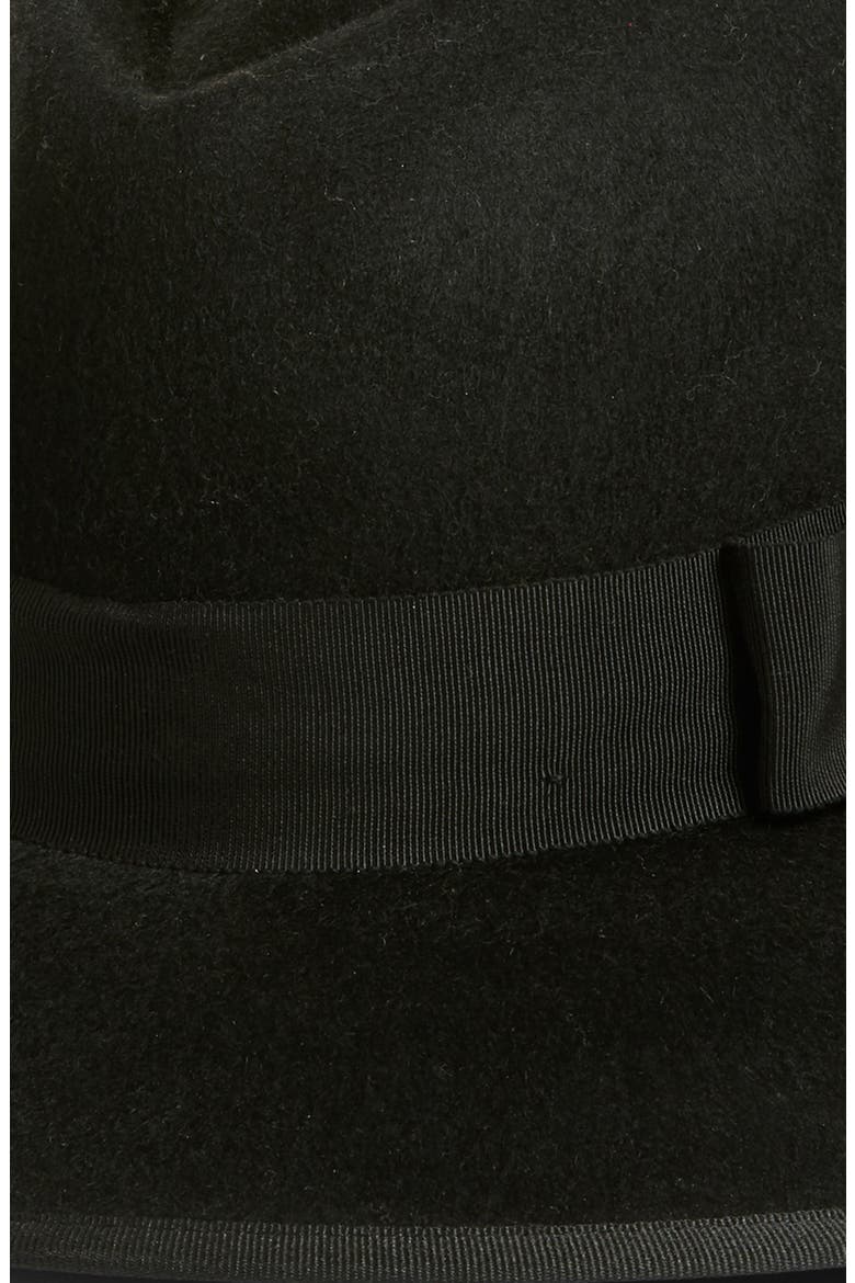 Joanna III Wool Felt Hat, Alternate, color, BLACK/ BLACK
