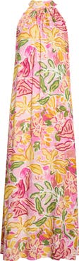 Vince Camuto Floral Challis Maxi Dress