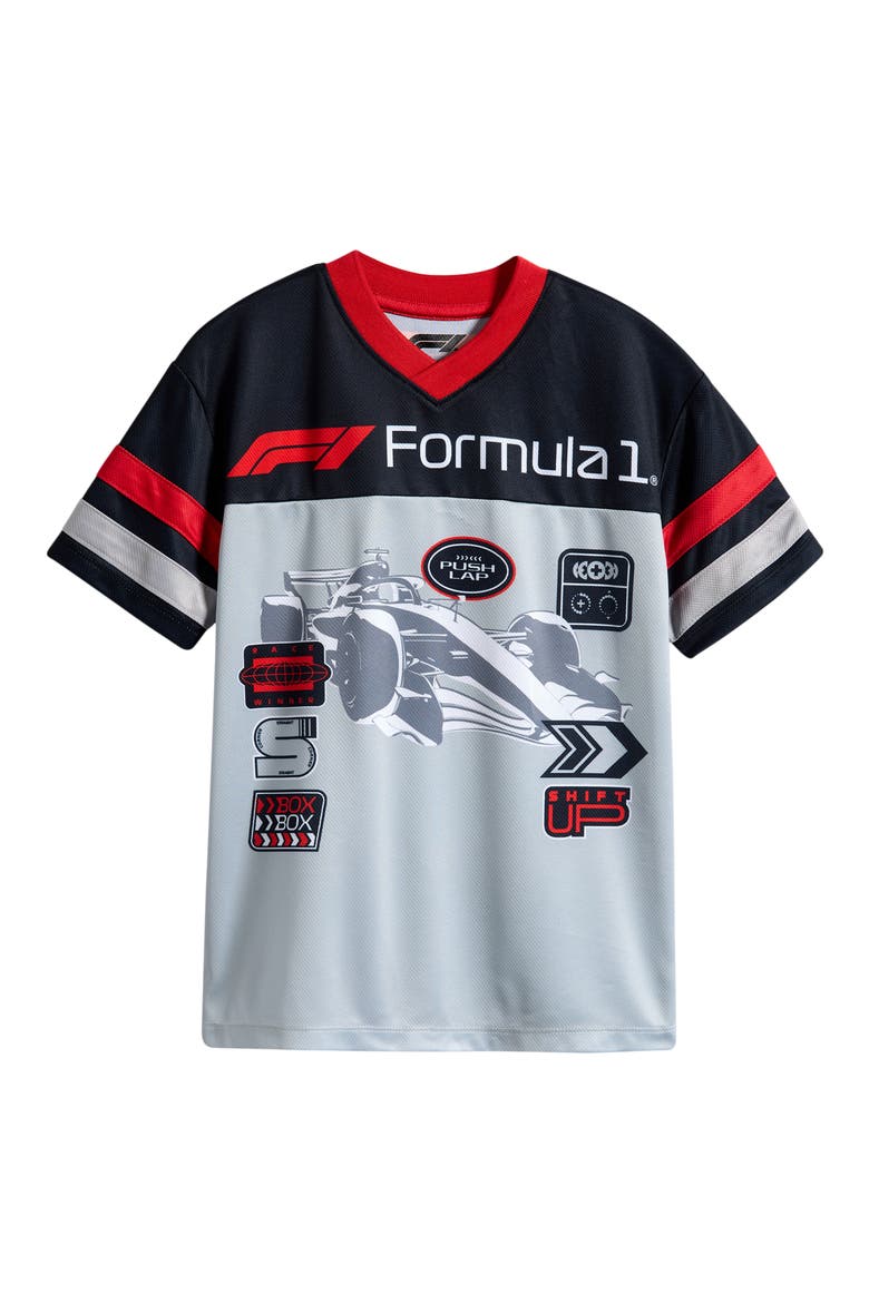 Kids' Chase Football Formula 1 Jersey, Main, color, BLACK