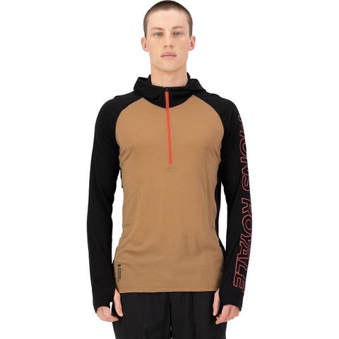 Temple Tech Hooded Zip Top - Men
s