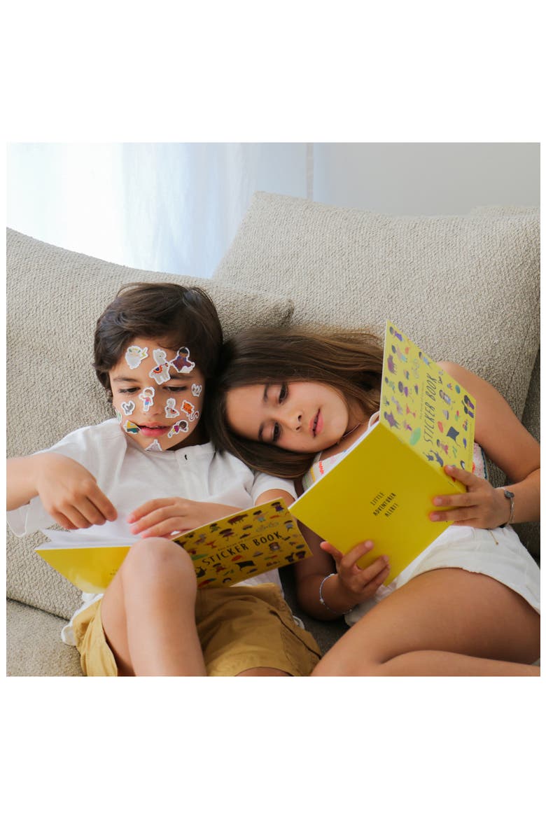 'The Book of Cultures' Sticker Book, Alternate, color, YELLOW