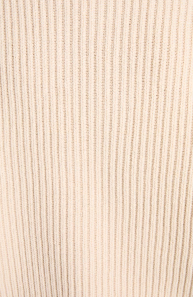 McQueen Funnel Neck Wool & Cashmere Sweater, Alternate, color, 