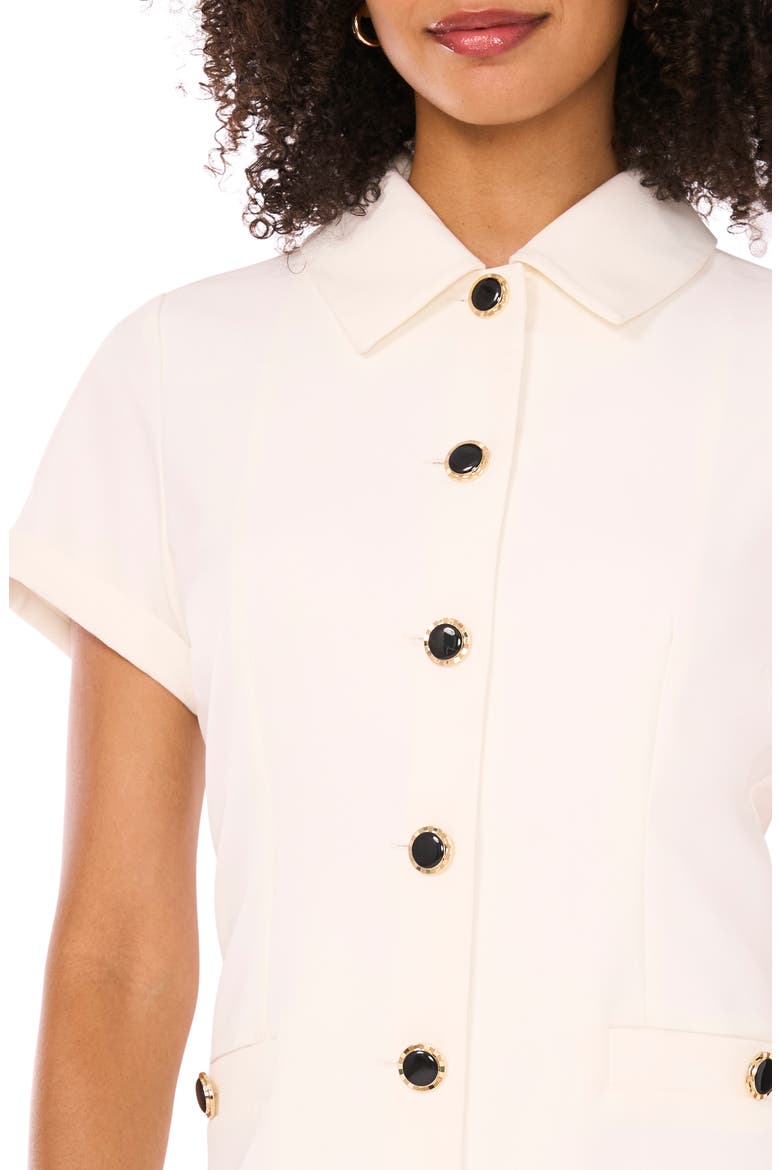 Laguna Scuba Knit Shirtdress, Alternate, color, NEW IVORY