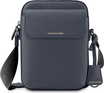 MAISON de SABRÉ Small Leather Messenger Bag | Nordstrom