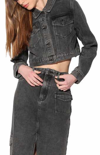 Walter Baker Tressa Crop Denim Jacket