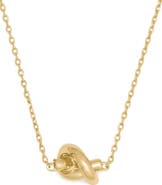 Kate Spade New York sailor's knot mini pendant necklace