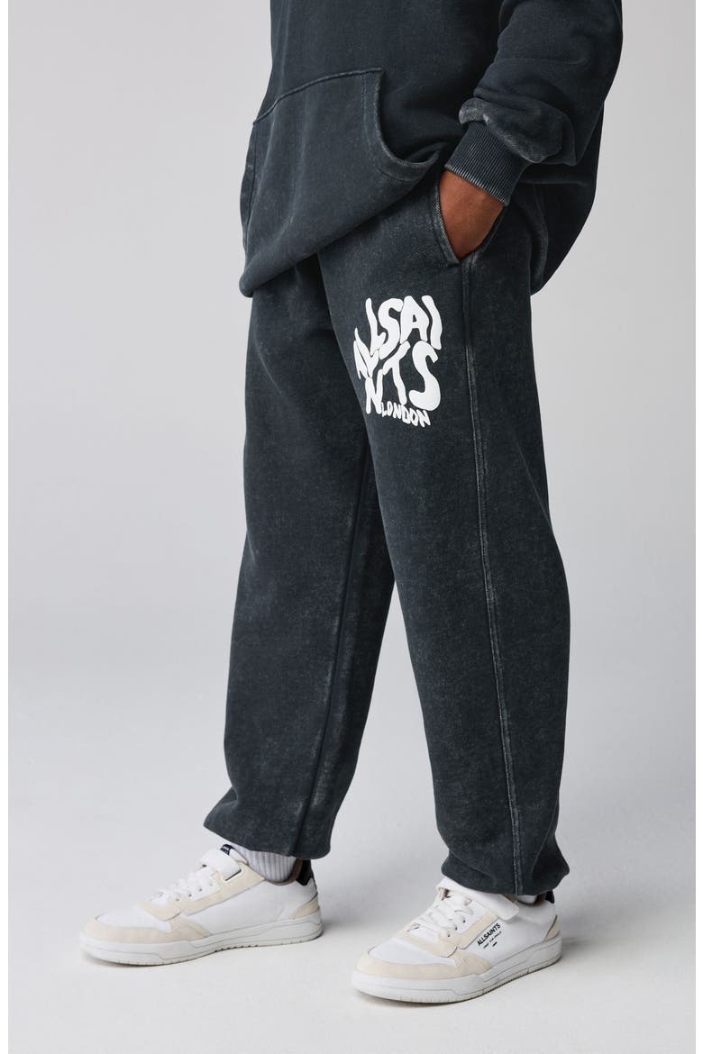 Kids' Orlando Barrel Leg Joggers, Alternate, color, BLACK
