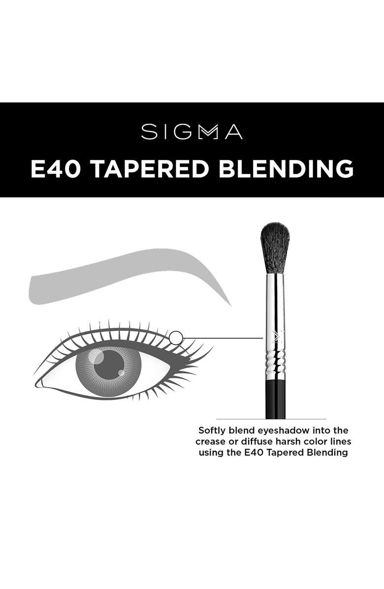Sigma Beauty E40 Tapered Blending Brush, Alternate, color,