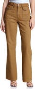 Avec Les Filles Patch Pocket Flare Jeans