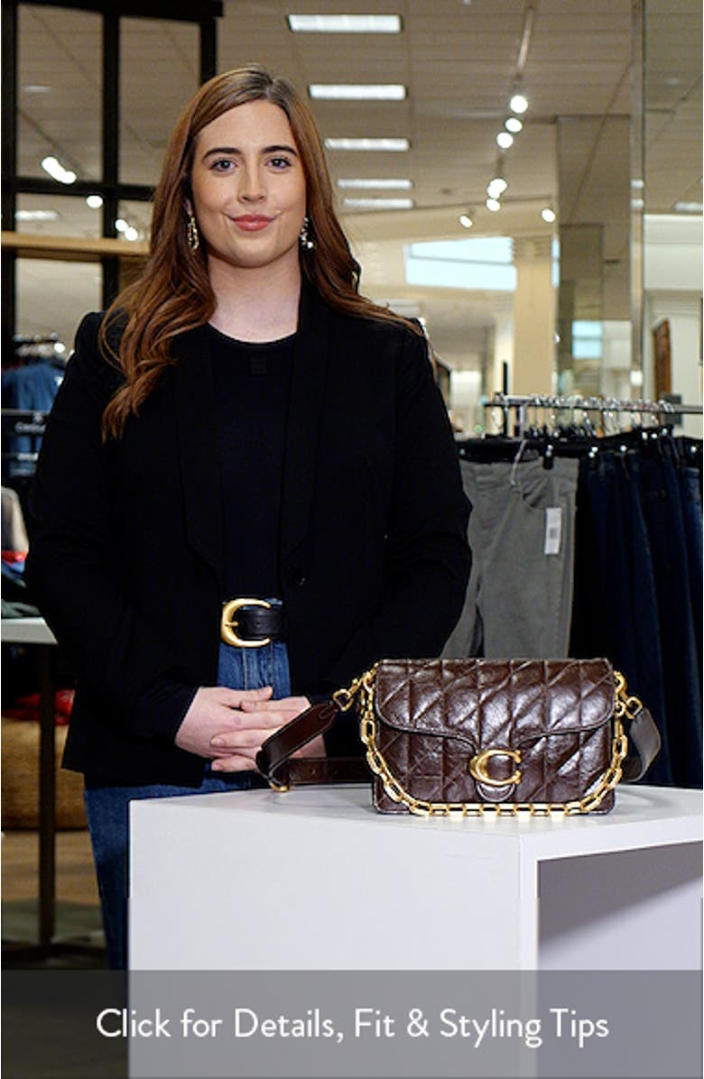 Tabby Chain Quilted Leather Shoulder Bag, sales video thumbnail