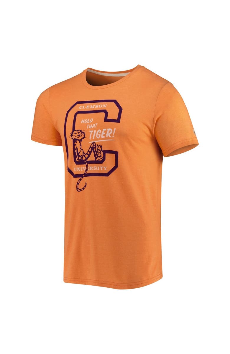 HOMEFIELD Men's Homefield Heathered Orange Clemson Tigers Hold That Vintage T-Shirt, Alternate, color, 
