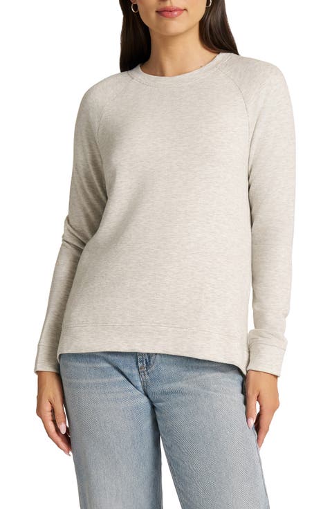 High-Low Fleece Sweatshirt