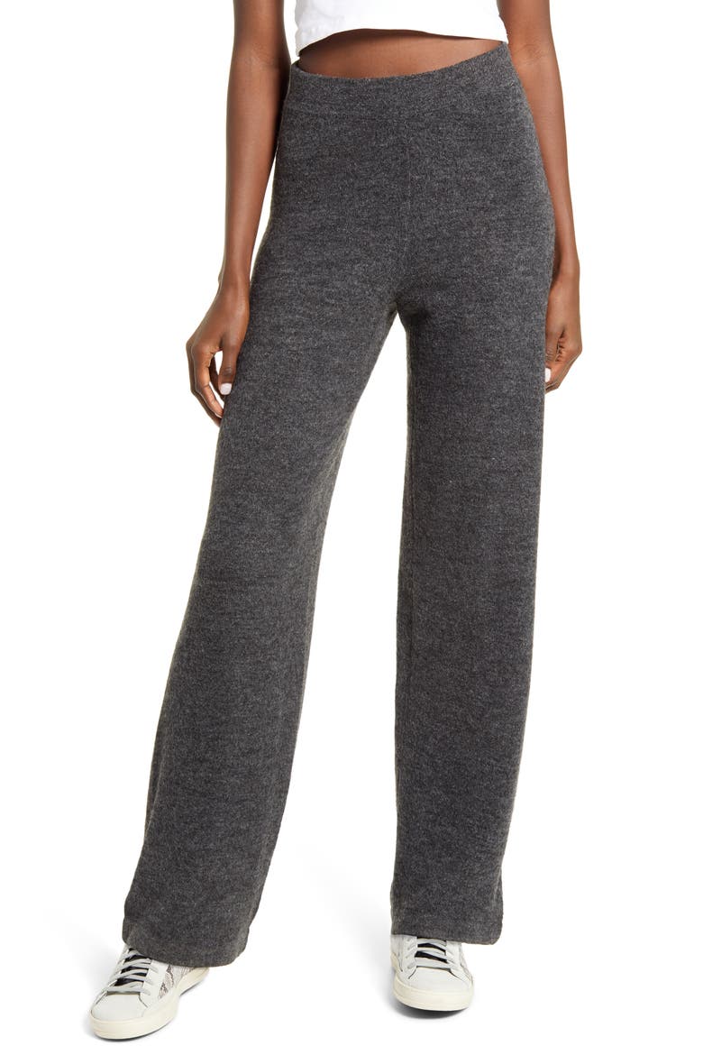 Avery Knit Sweatpants, Main, color, DARK GREY