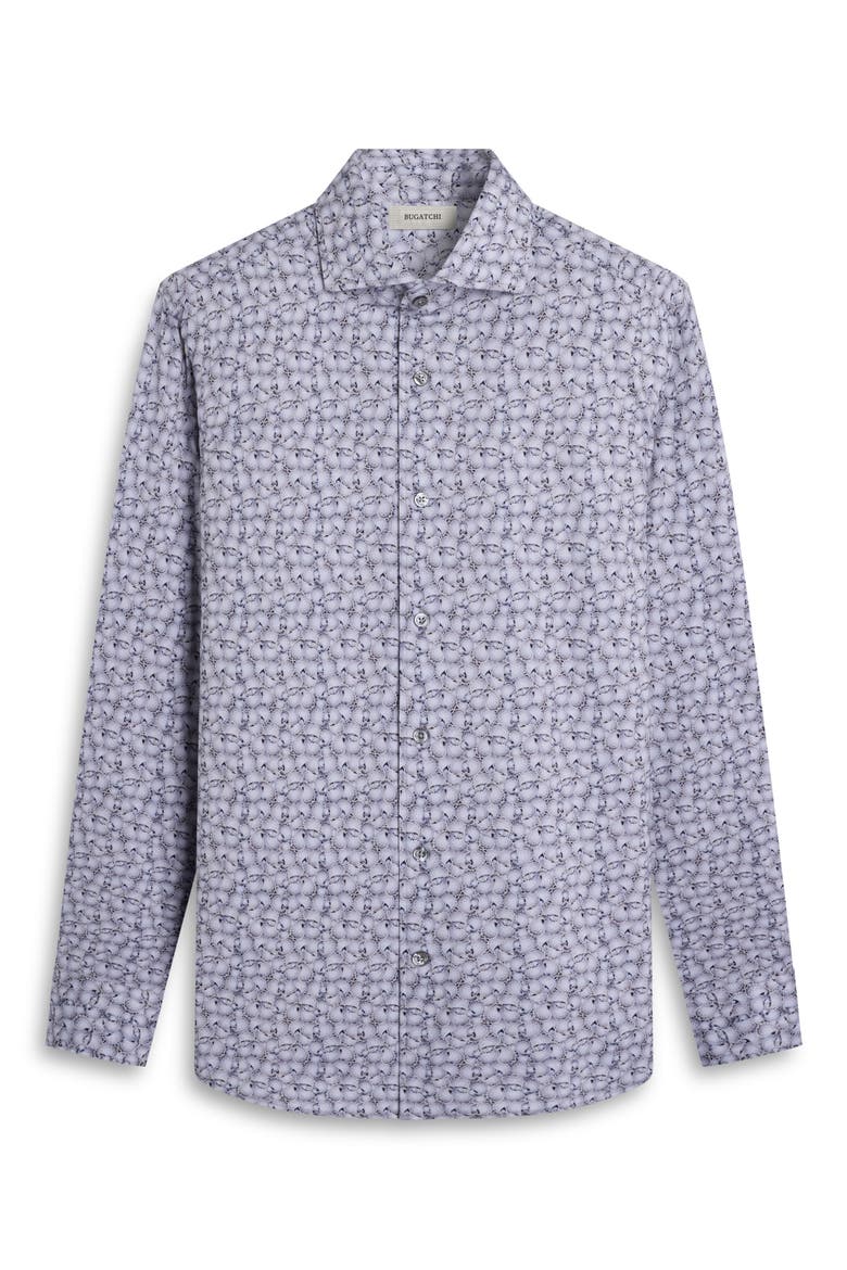 Devon OoohCotton® Paisley Button-Up Shirt, Alternate, color, PLATINUM
