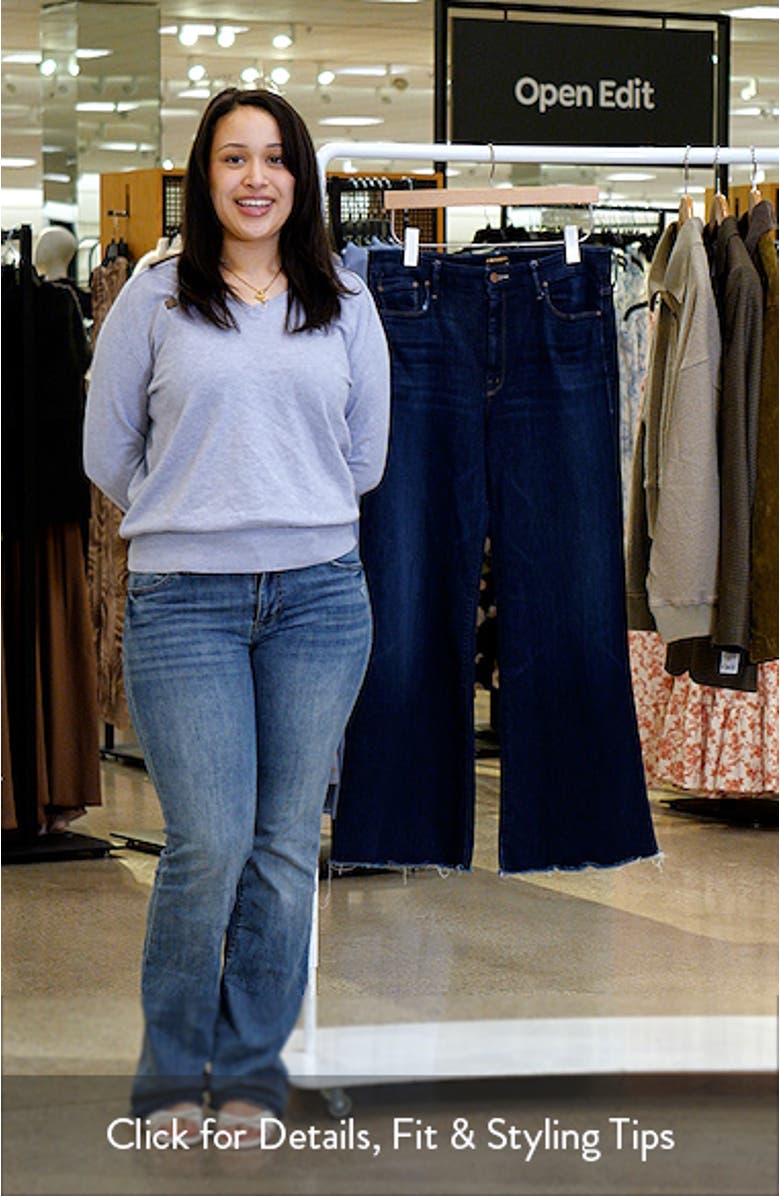 The Roller Sneak High Waist Flare Jeans, sales video thumbnail
