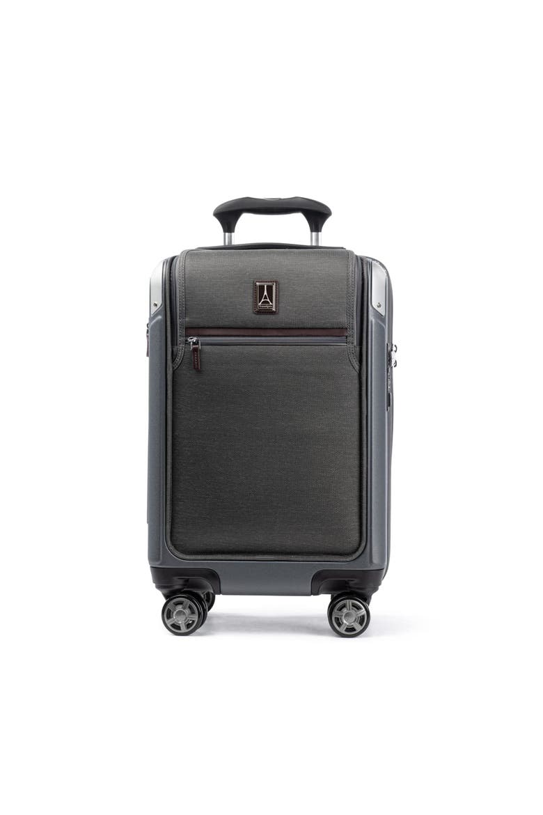 Platinum Elite Hardside Expandable 20" Compact Carry On, Fits up to 15.6" Laptop, Main, color, Vintage Grey
