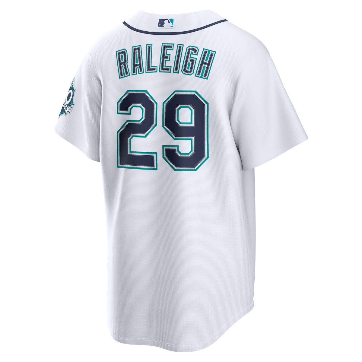 Nike Men's Nike Cal Raleigh White Seattle Mariners Home Stadium 50th ...