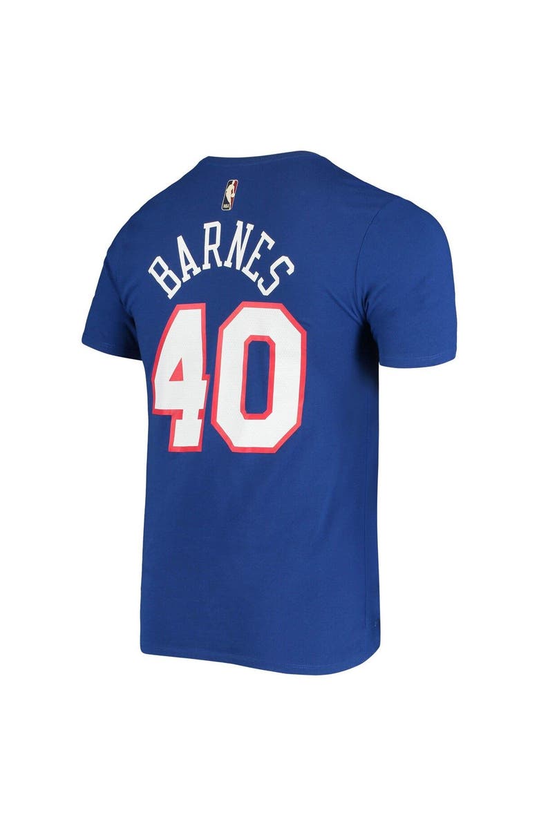 Nike Men's Nike Harrison Barnes Blue Sacramento Kings Hardwood Classics Name & Number Performance T-Shirt, Alternate, color, 