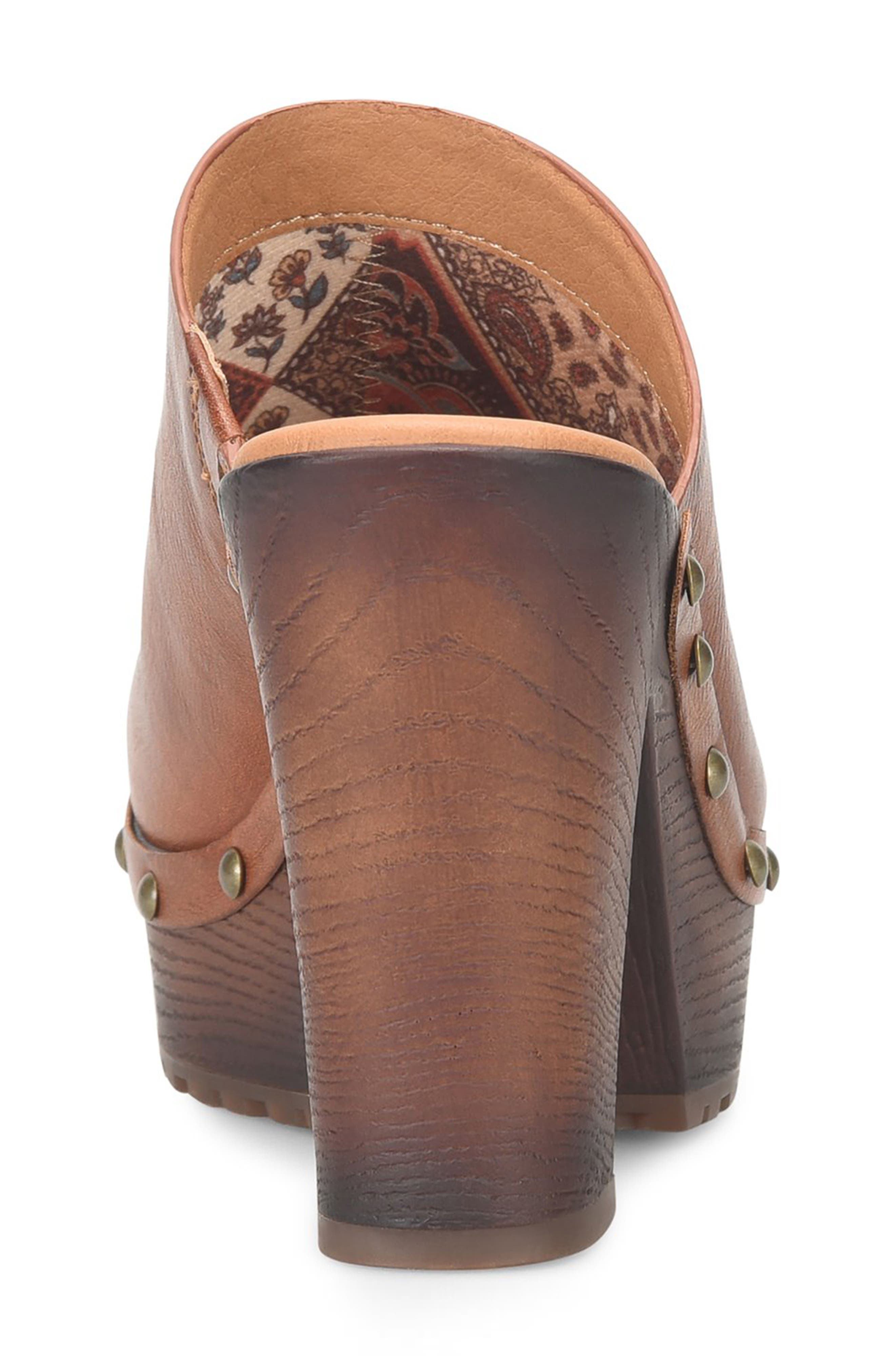 KORKS Auburn Stud Clog, Alternate, color, Dark Tan