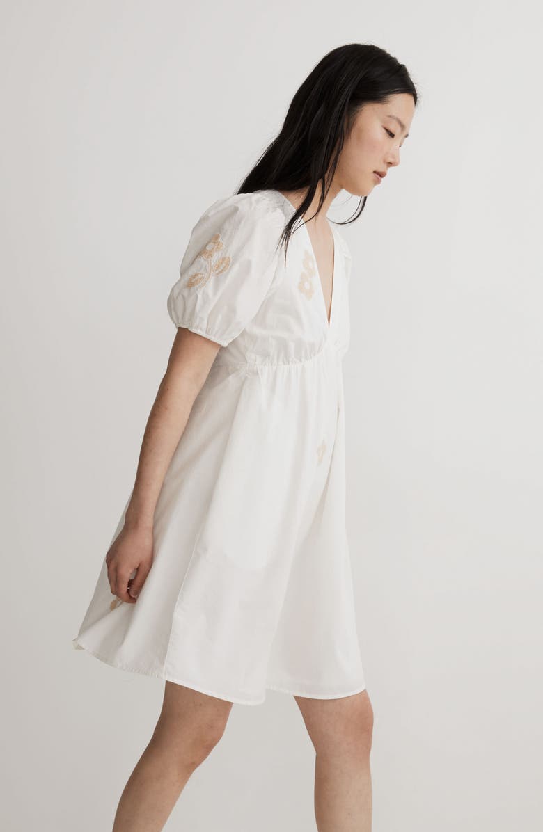 sachin and babi light blue dress Madewell Annamarie Embroidered Minidress