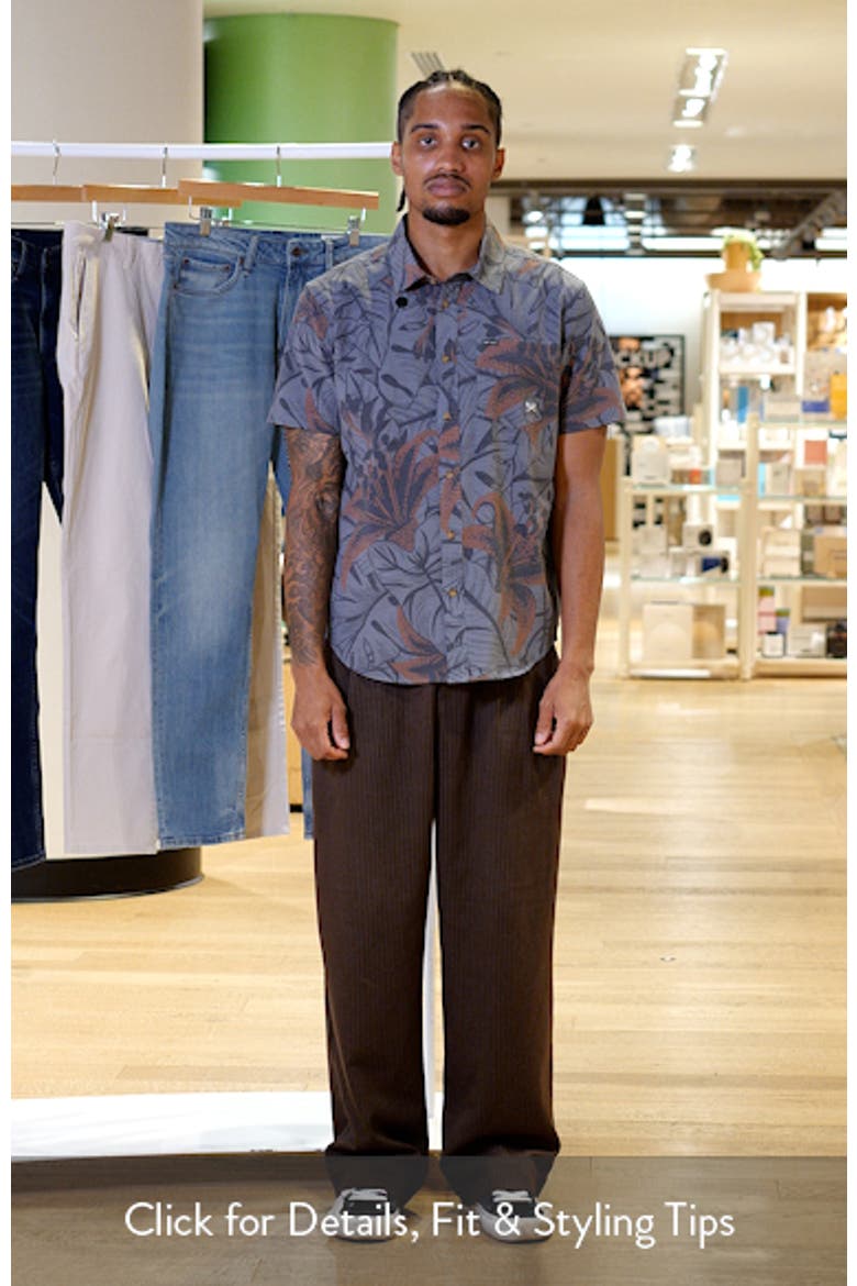Webster Floral Short Sleeve Cotton Buttion-Up Shirt video