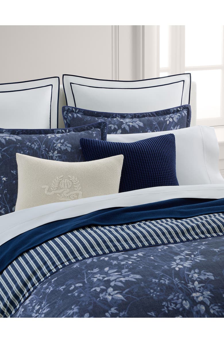 Lauren Ralph Lauren Lara Knit Throw Pillow, Alternate, color, True Cream