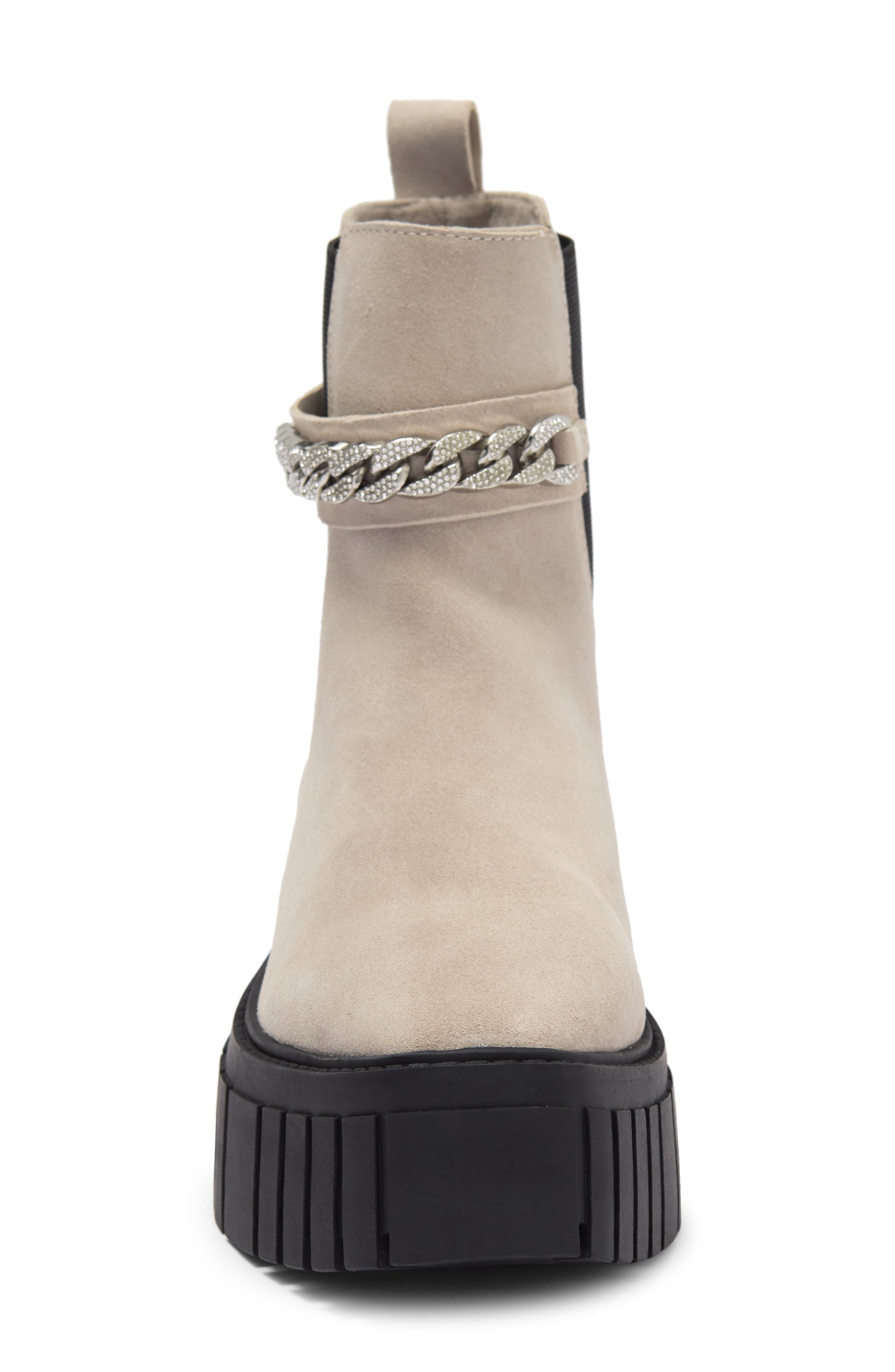 KARL LAGERFELD PARIS Reign Chain Cuff Platform Chelsea Boot (Women ...