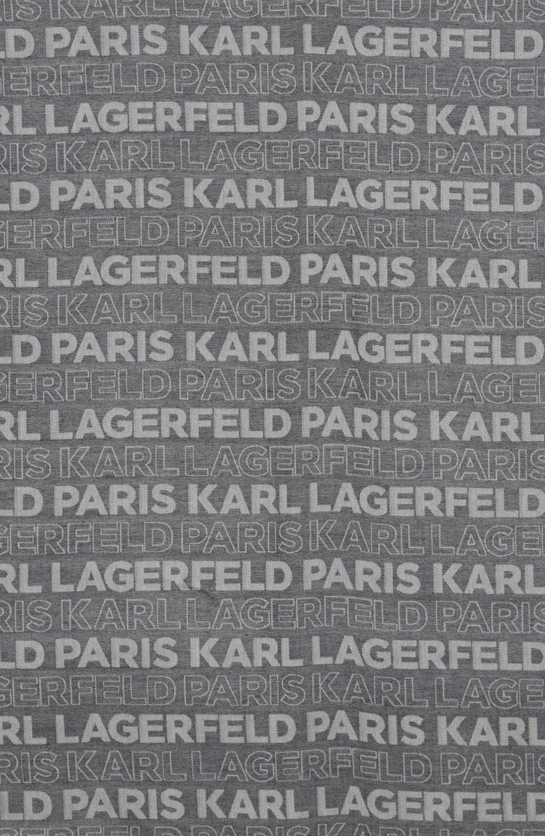 KARL LAGERFELD PARIS Block Logo Wrap, Alternate, color, Black