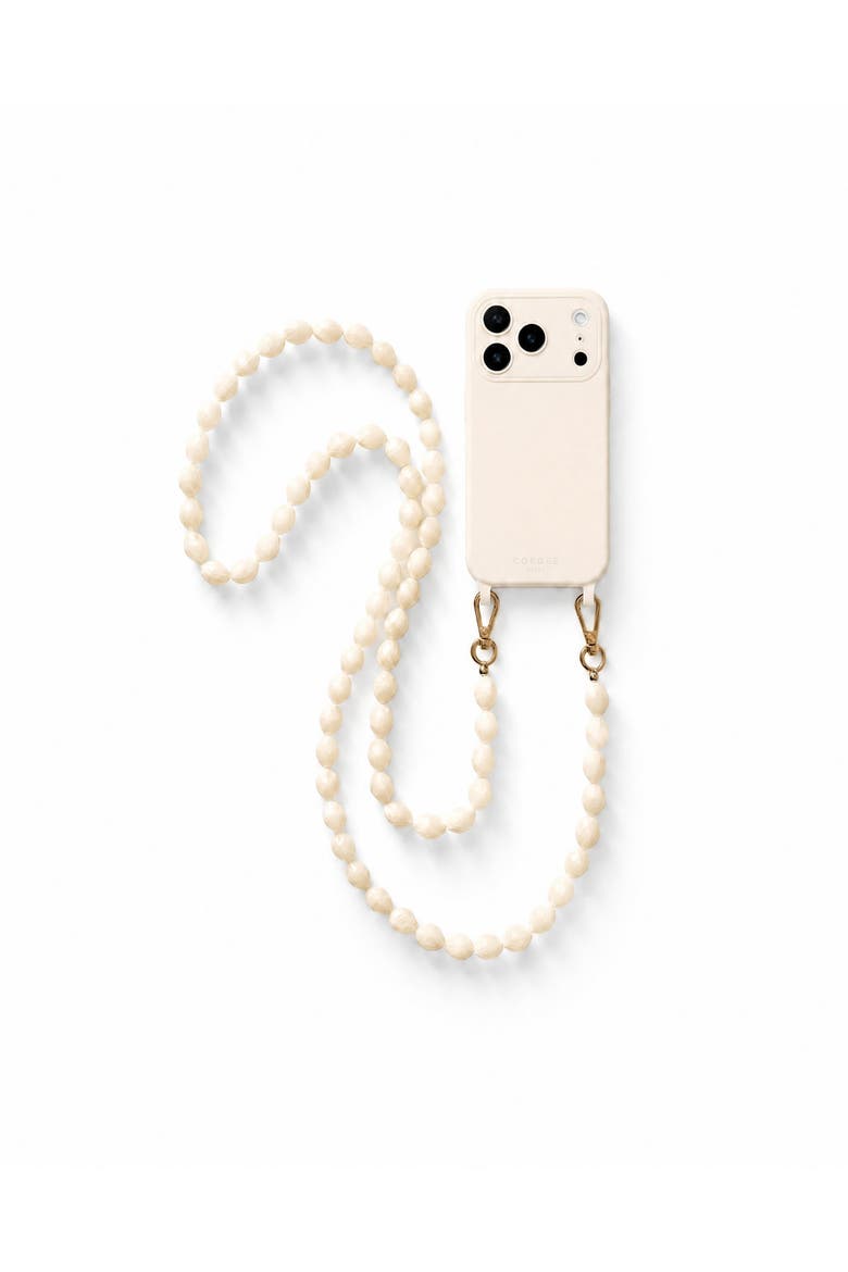 Valerie Phone Chain Set, Alternate, color, Ivory - No MagSafe