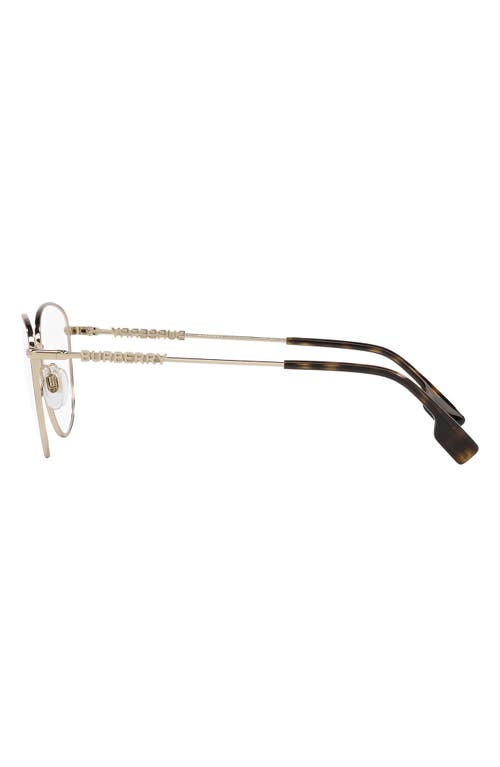 Burberry Virginia 53mm Phantos Optical Glasses In Gold