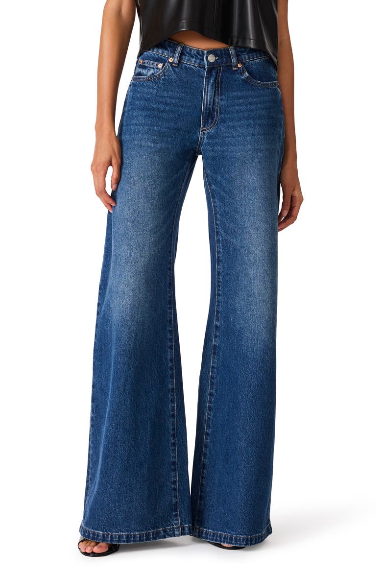 The Goldie High Waist Bootcut Jeans, Main, color, FRENCH BLUE
