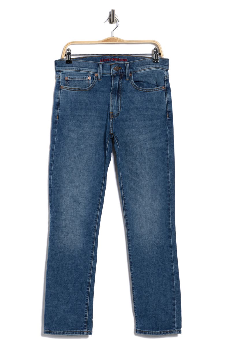 Lucky Brand 121 Slim Straight Jeans, Main, color, Little Somerset