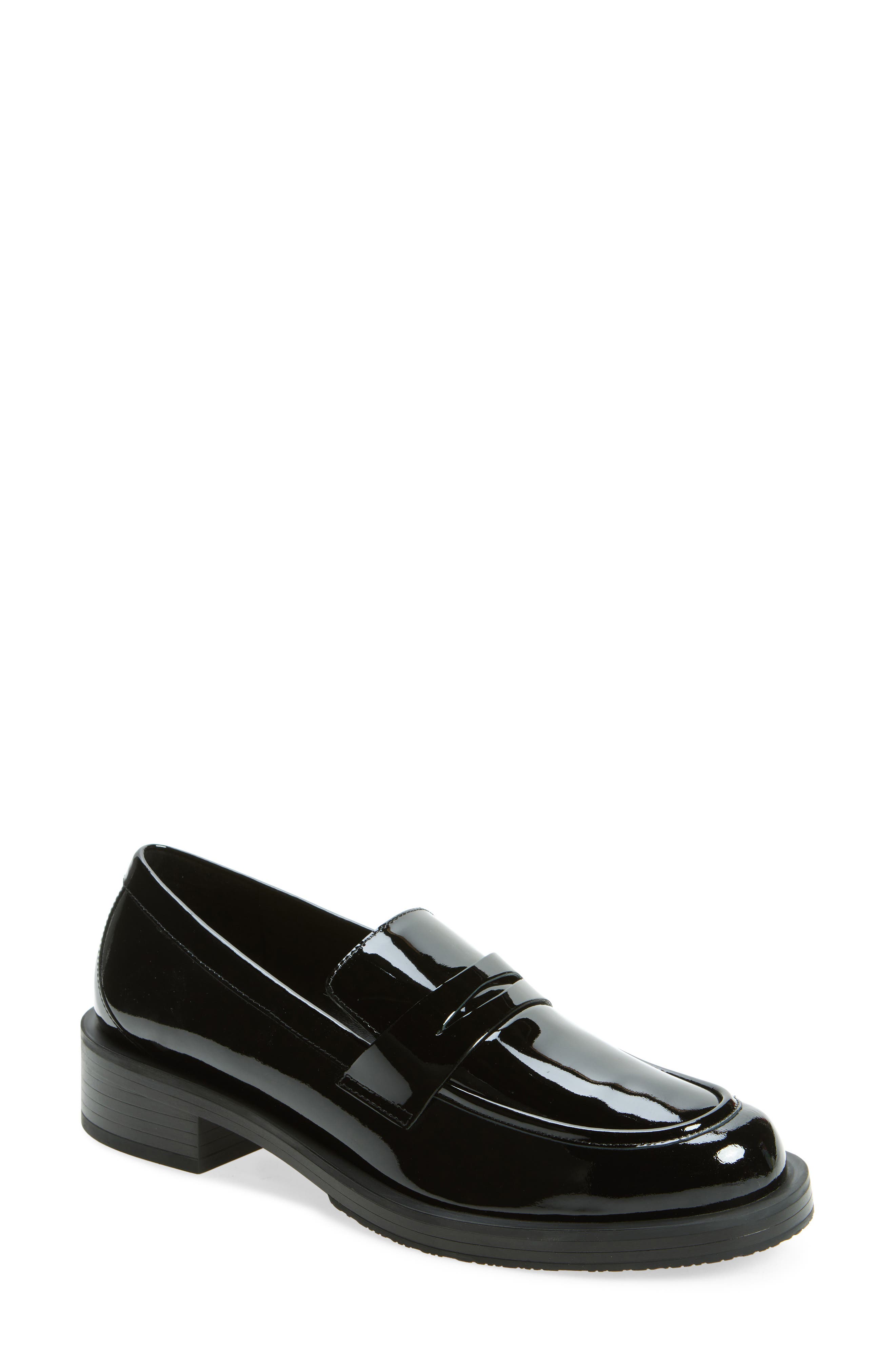 Palmer Penny Loafer, Main, color, BLACK