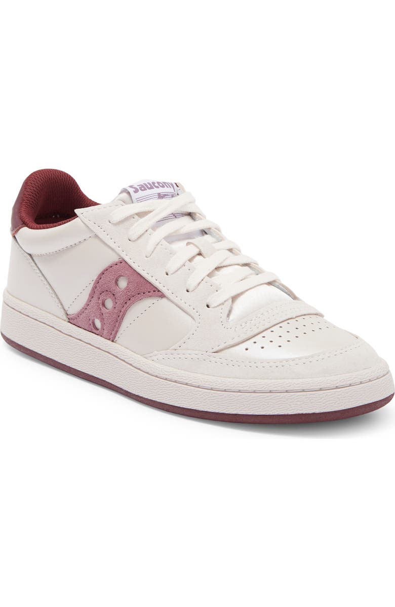 Saucony Jazz Court Low Top Sneaker, Main, color, Plum