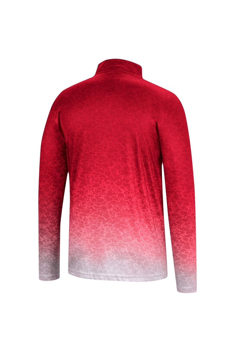 Men's Colosseum Cardinal Stanford Cardinal Walter Quarter-Zip Windshirt, Alternate, color, Cardinal