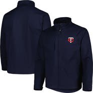 DUNBROOKE Men's Dunbrooke Navy Minnesota Twins Journey Tri-Blend Full-Zip Jacket