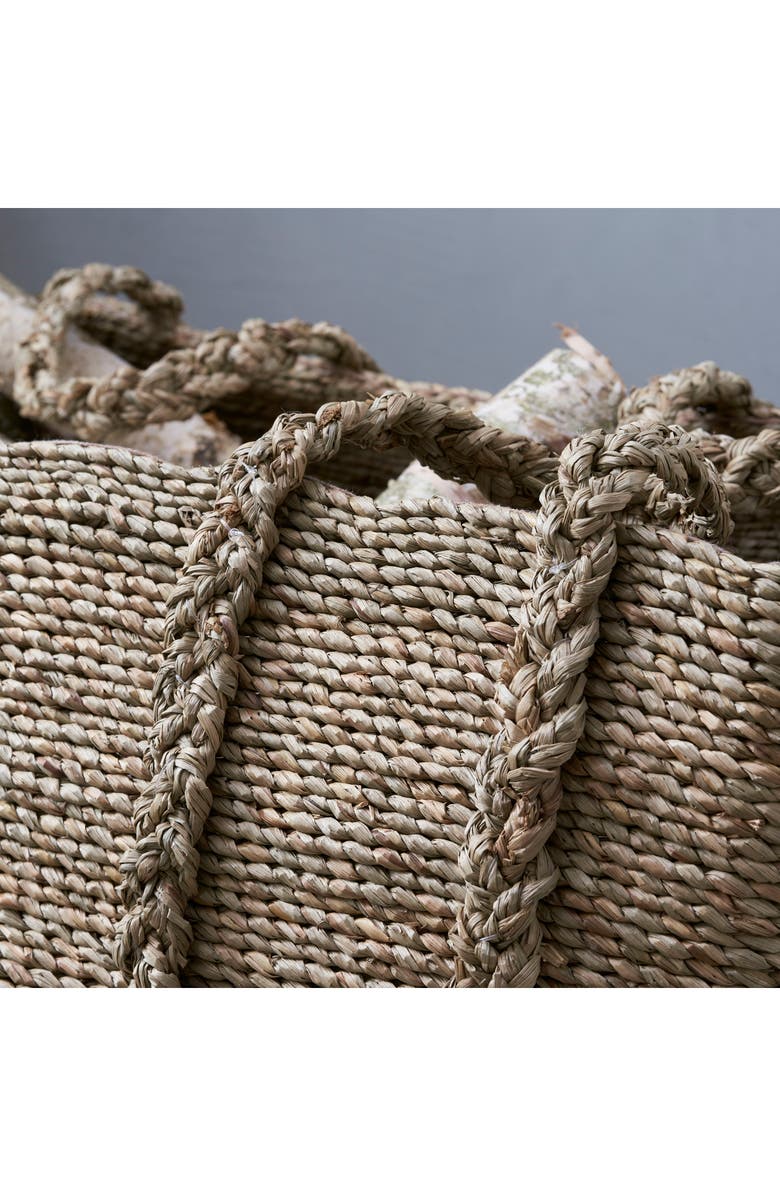 The White Company Large Woven Storage Basket, Alternate, color,